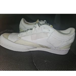 Reebok maison margiela  white & yellow reebok classics Edition mem  of sneakers